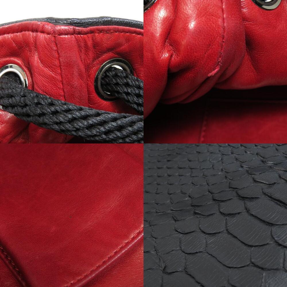 Chanel Coco Mark Python Shoulder Bag - image 8